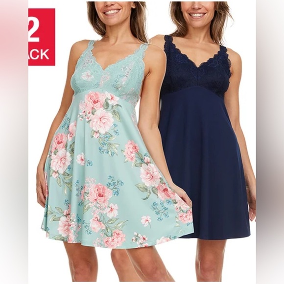 Flora Nikrooz 2 pc Nightgown Set - Picture 1 of 10